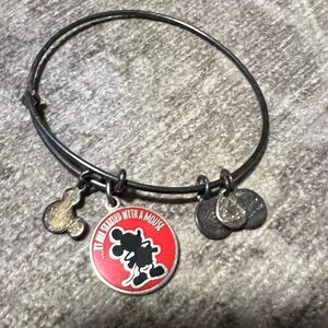 Alex and Ani Black and Red Mickey Mouse Bracelet